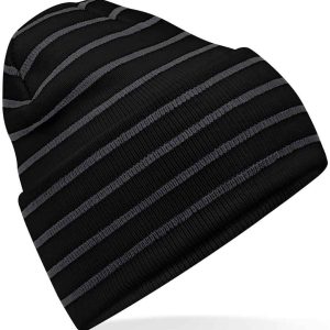 Beechfield Original Deep Cuffed Striped Beanie
