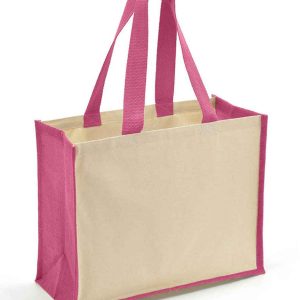 Brand Lab Jute and Canvas Shopper