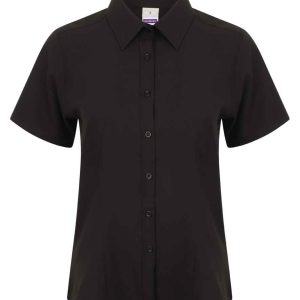 Henbury Ladies Short Sleeve Wicking Shirt