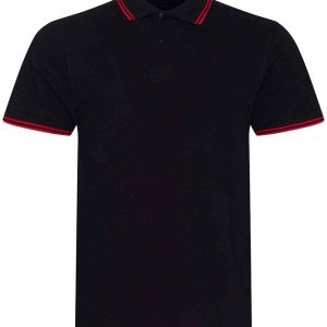 AWDis Stretch Tipped Piqué Polo Shirt
