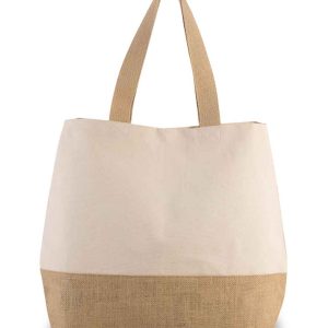 Kimood Canvas & Jute Shopper