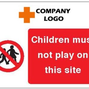 Children must not play on this site