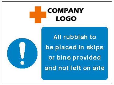 All rubbish to be placed in skips or bins – Spectrum Safety
