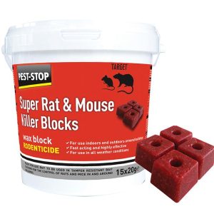 Super Rat & Mouse Killer Wax Blocks