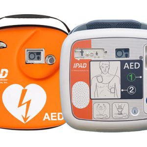 iPAD SP1 FULLY AUTOMATIC DEFIBRILLATOR C/W CARRY CASE
